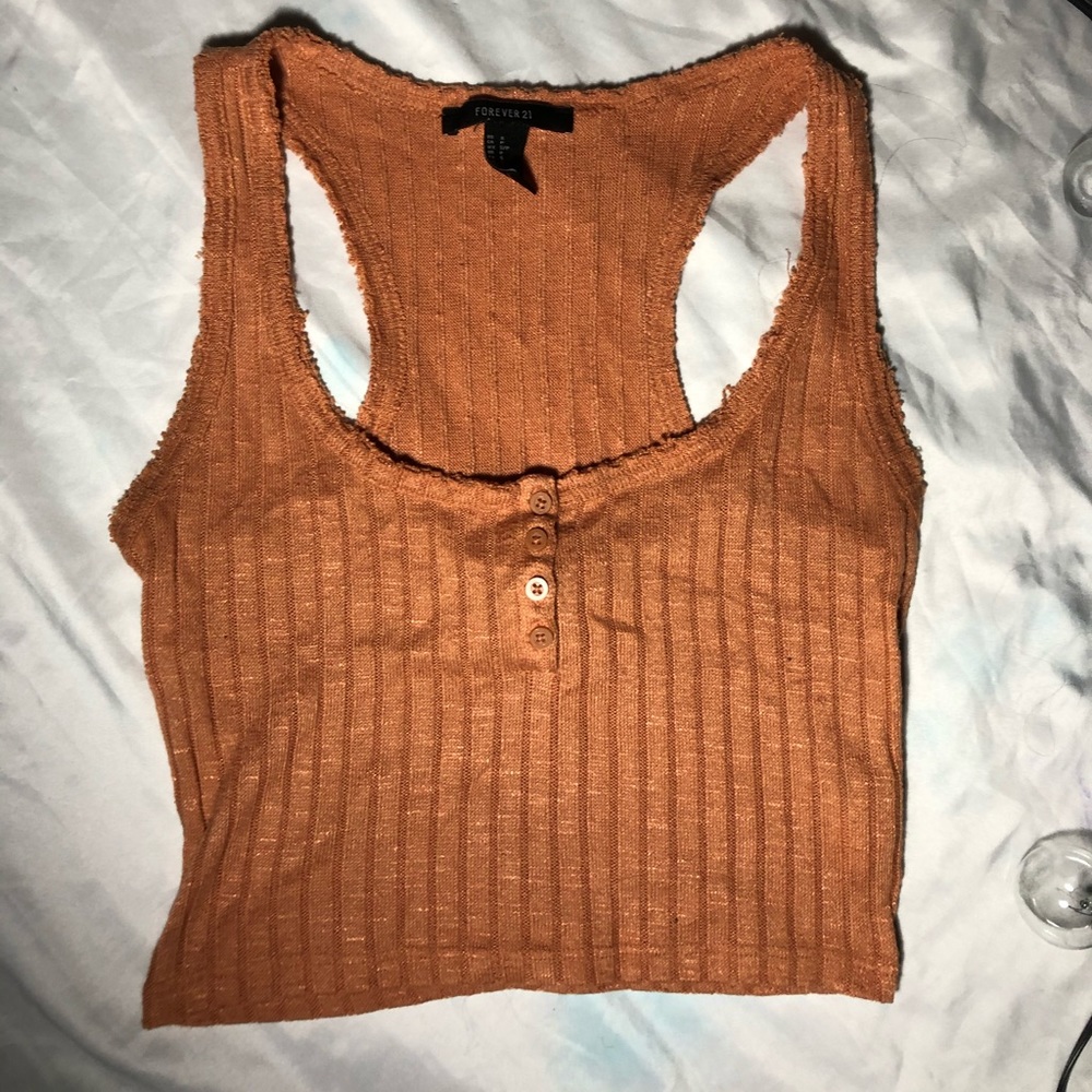 Forever 21 orange tank top